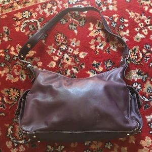 Vintage Perlina Leather shoulder bag